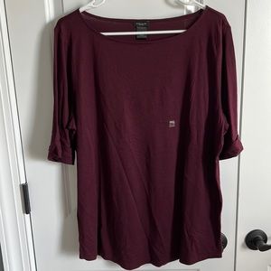 Ann Taylor half sleeve shirt